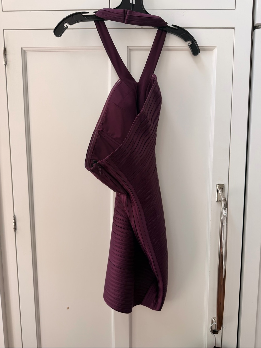 BCBG Maxazria Purple Halter Dress - Picture 7 of 9